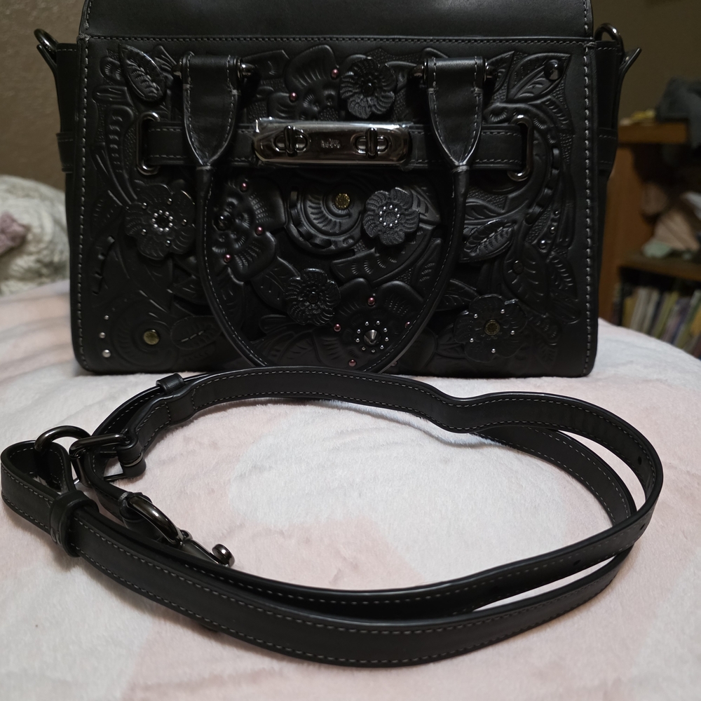 RARE COACH SWAGGER 27 TEA ROSE - Picture 14 of 14